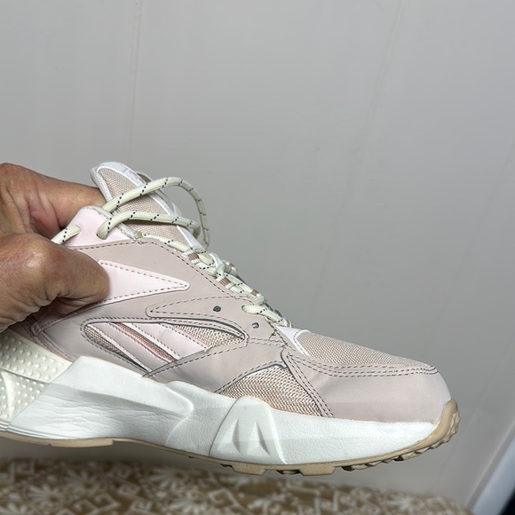 Reebok Pink and White Modern Chunky Sneakers - Picture 12 of 15